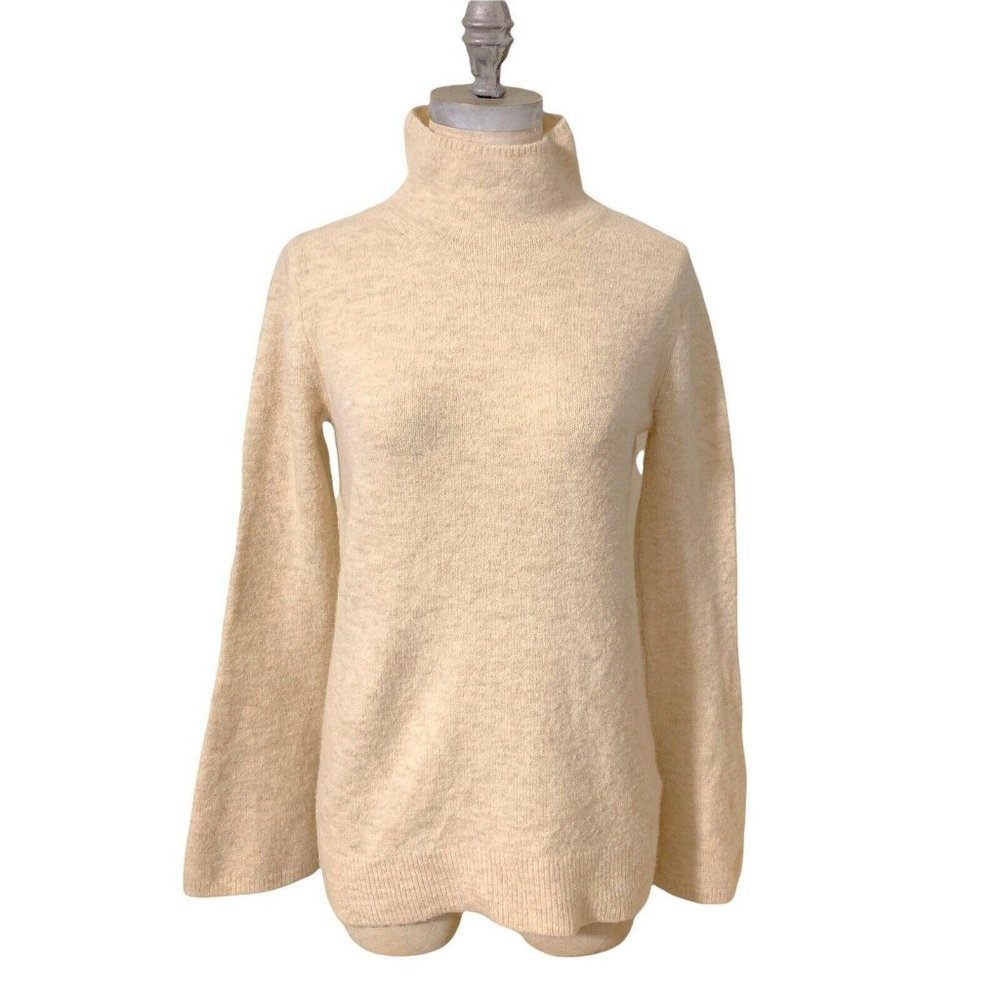 Club Monaco Heathered Brown Mock Turtleneck